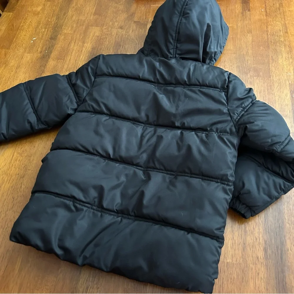 iXtreme Black Puffer Jacket | Boys Size 7 | Fleece Lined Winter Coat